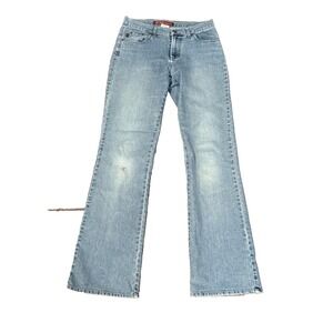 Vintage 90s Z Cavaricci Jeans Womens 6 Light Wash Bootcut Flare Stretch Denim